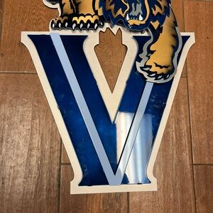 Villanova University Metal Sign Wall Art 3D Cut School Pride